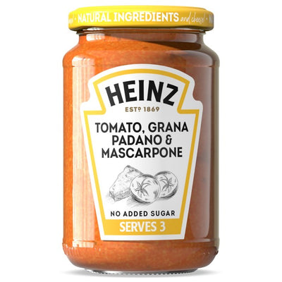 M&S Heinz Tomato & Mascarpone Pasta Sauce 350g- Buy online at McGrocer