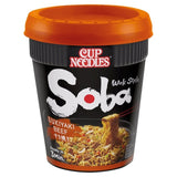 M&S Nissin Soba Sukiyaki Beef Instant Noodles Pot 89g- Buy online at McGrocer