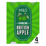 M&S M&S Sparkling Apple Juice British Sparkling Drink 4 x 330ml- Buy online at McGrocer