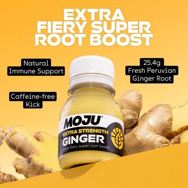 Moju extra strength ginger shot 60ml, imported from the UK