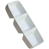 M&S M&S Maxim Three Part Divided Dish, White- Buy online at McGrocer