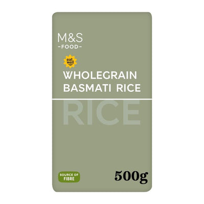 M&S M&S Wholegrain Basmati Rice 500g- Buy online at McGrocer