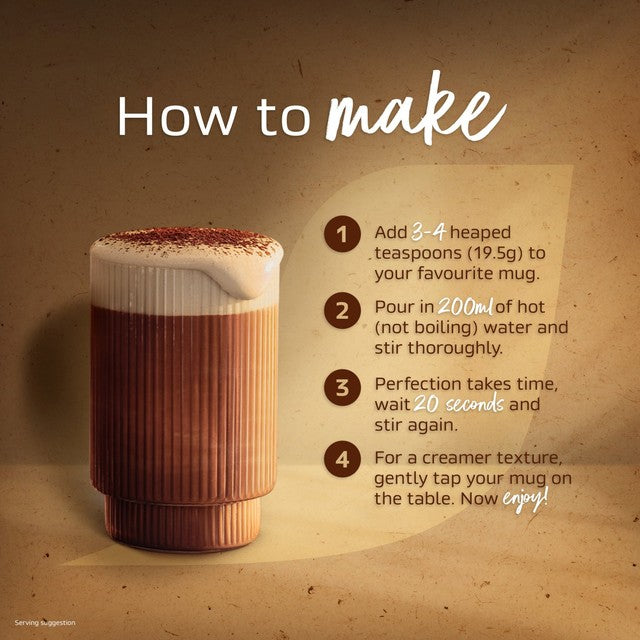 Nescafe Latte Tiramisu frothy coffee powder 260g, imported from the UK