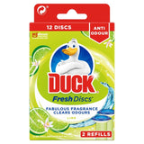 M&S Toilet Duck Lime Fresh Discs Rim Block Refills 2x36ml- Buy online at McGrocer
