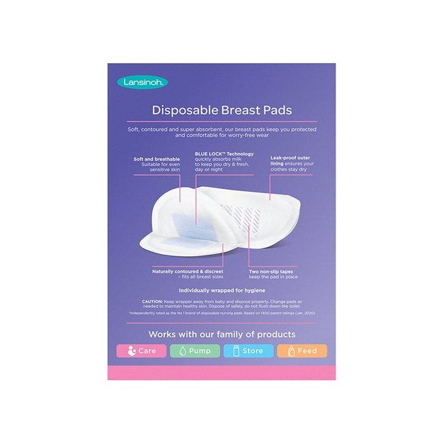 Lansinoh disposable nursing breast pads 60 pack, UK version