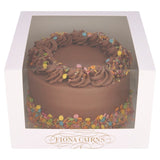 Fiona Cairns rainbow confetti chocolate cake serves 12 - British product