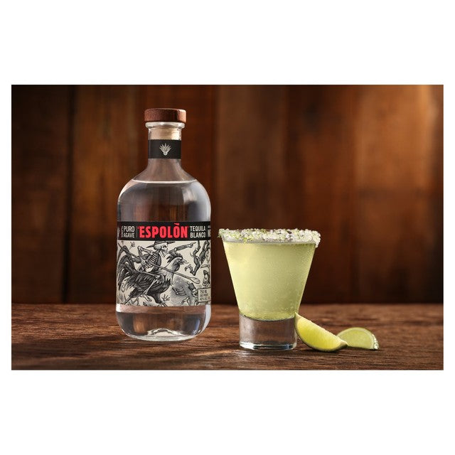 Espolon Blanco tequila 70cl - British product