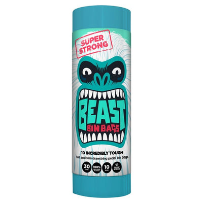 M&S Beast Pedal Bin Bags Drawstring 30 Litres- Buy online at McGrocer