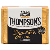 Thompsons Signature Tea black tea bags 80 pack (British brand)