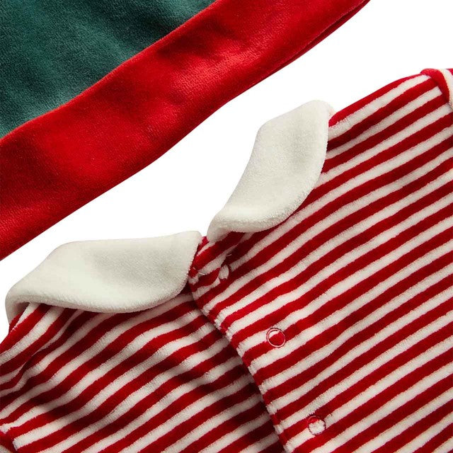 M&S baby Christmas elf outfit with hat green 18-24 months, imported from the UK