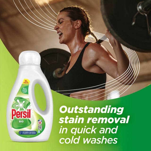 Persil Bio laundry washing liquid detergent 1.431L, imported from the UK