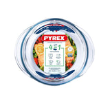 Pyrex round casserole dish 2.1L, imported from the UK