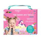 M&S Avenir Unicorn Nail Stickers And Tattoos Creative Sticker Kit 4 Pack- Buy online at McGrocer