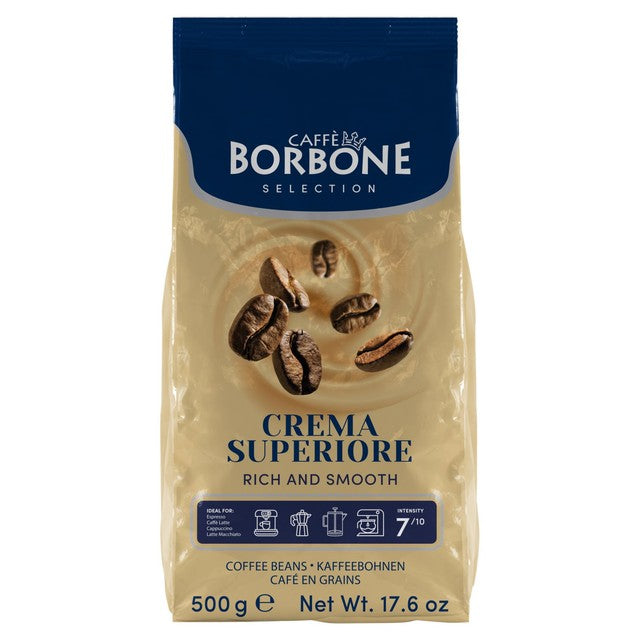 Caffe Borbone Crema Superiore Intensity 7 coffee beans 500g - British product