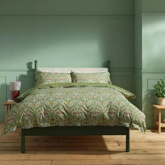 Habitat x Morris Co Bluebell Green Bedding Set