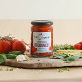 Mr Organic Bolognese pasta sauce 350g, imported from the UK
