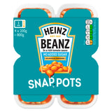 M&S Heinz Baked Beans No Added Sugar Snap Pots 4 x 200g- Buy online at McGrocer