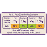 Ocado frozen breaded scampi 280g, imported from the UK