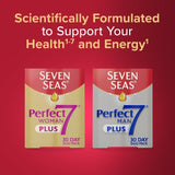 Seven Seas Man Plus multivitamin and omega-3 supplement 30 Day Duo Pack (British brand)