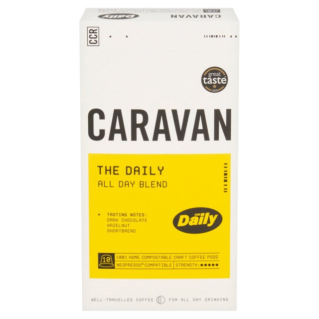 Caravan Coffee Daily Blend Coffee Pod 10 Pack, imported from the UK