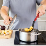 KitchenAid Slotted Spoon Empire Red 34cm, imported from the UK