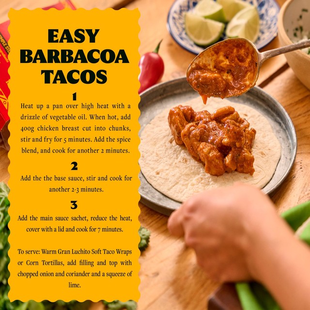 Gran Luchito Smoky Chipotle Taco Recipe Kit 303g, UK version