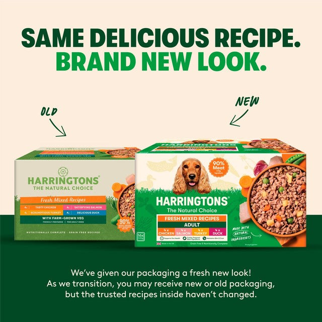 Harringtons wet dog food mixed pack 6.4kg, UK version