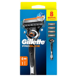 M&S Gillette ProGlide Flexball Manual Razor Starter Pack with 4 Blades- Buy online at McGrocer