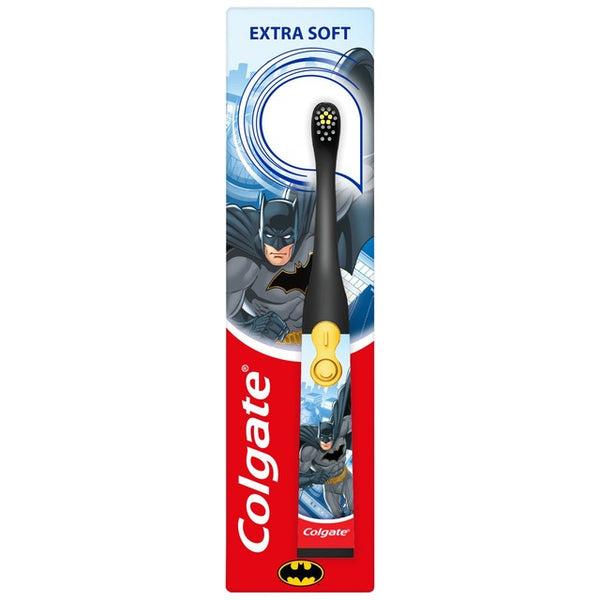 Colgate Kids Extra Soft Batman Battery Powered Toothbrush for 3+ Years