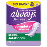 M&S Always Discreet Incontinence Pads Normal 24 Pack- Buy online at McGrocer