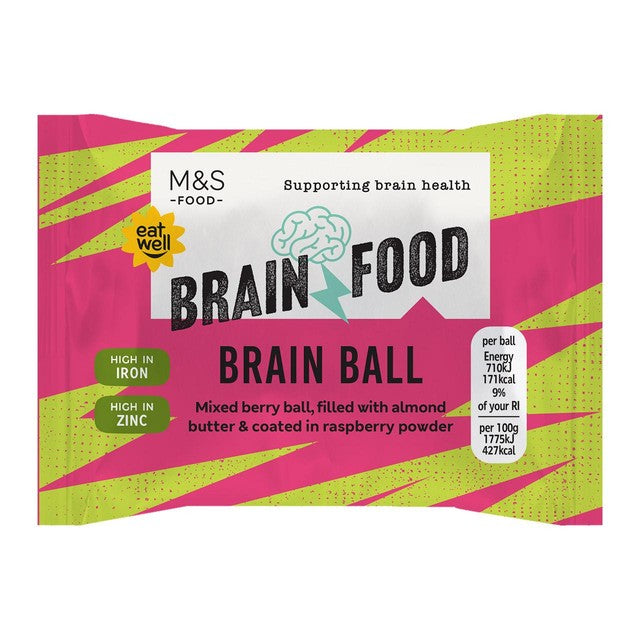 M&S mixed berry snack ball 40g, imported from the UK