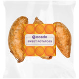 Ocado sweet potatoes 3 per pack, imported from the UK