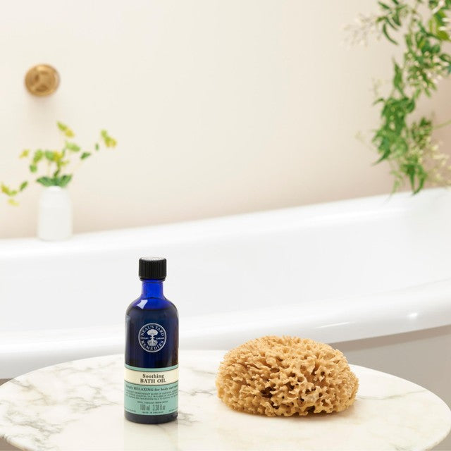 Neal's Yard Soothing Bath Oil 100ml, imported from the UK