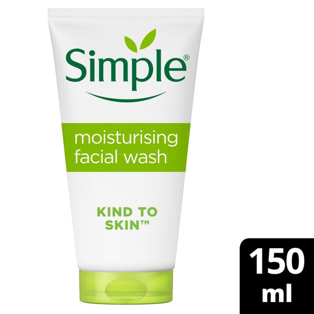 Simple moisturising facial wash 150ml (British brand)