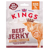 Kings Elite Snacks BBQ beef jerky 25g, UK version