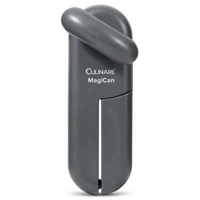 Ouvre-boîte Culinare gris Magican, roue de coupe en acier inoxydable, essentiel de cuisine
