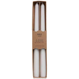 M&S tapered dinner candles white 25.5cm - British product