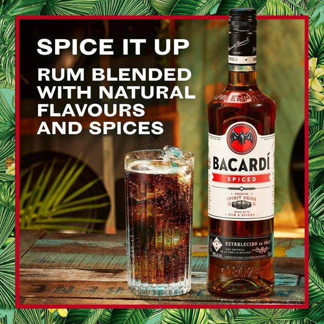Bacardi Spiced Rum 70cl - British product