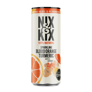 Nix & Kix Blood Orange & Turmeric Sparkling Drink 250ml