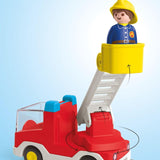 Playmobil JUNIOR ladder unit fire truck toy, imported from the UK