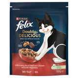 M&S Felix Doubly Delicious Beef Chicken & Vegetables Dry Cat Food 750g- Buy online at McGrocer