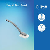 Elliott Fantail dish brush with fibre bristles, UK version