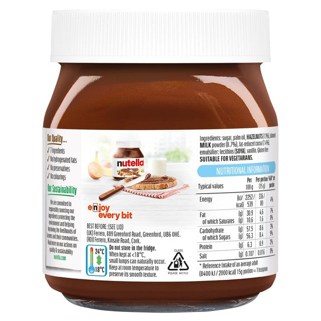 Nutella hazelnut chocolate spread 350g, imported from the UK