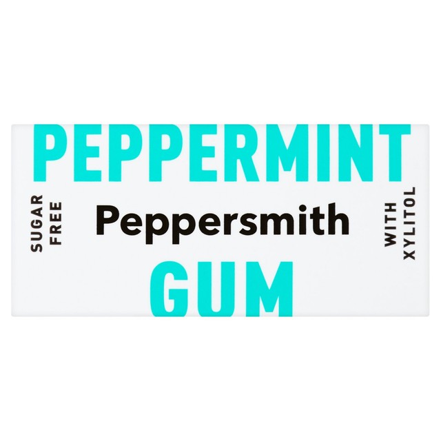 Peppersmith peppermint chewing gum 15g, imported from the UK