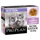 Pro Plan Nutrisavour kitten wet food with turkey (British brand)