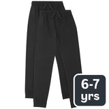 M&S children's joggers in black, size 6-7 years, imported from the UK