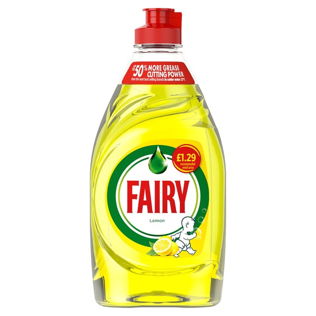 Fairy Washing Up Liquid Lemon, imported from the UK