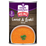 Heinz Weight Watchers carrot and lentil soup 295g, UK version