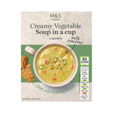 M&S M&S Creamy Vegetable Instant Soup Mix 4 x 22g- Buy online at McGrocer