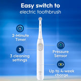 Oral-B iO2 Series Simple White electric toothbrush, imported from the UK